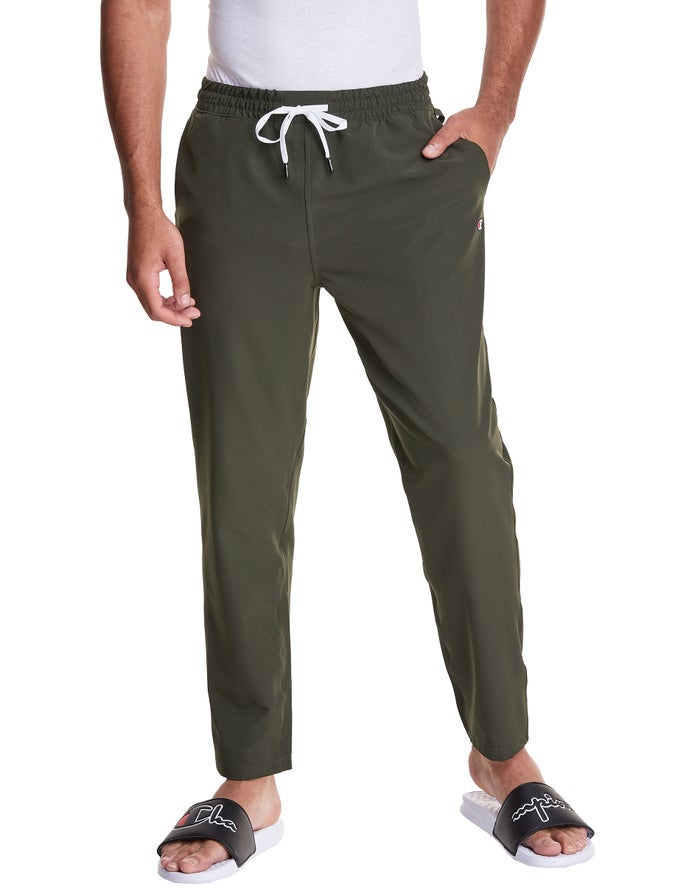 Champion Mens Sweatpants NZ - City Olive ( 0416-LZGBF )